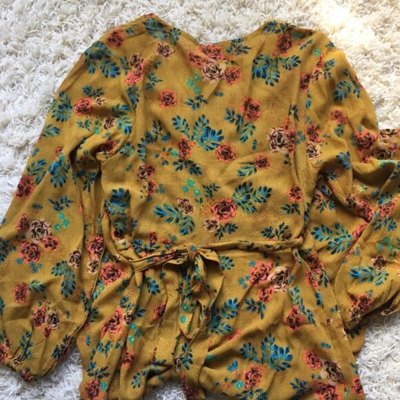 Anthropologie Faithfull the Brand Wrap Dress sz 4 - Picture 3 of 4